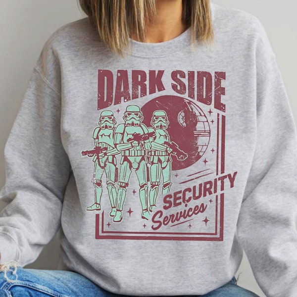 Vintage Star Wars Stormtrooper Shirt, Dark Side Security Services T-shirt, Funny Galaxy'S Edge Holiday Trip Tee, Star Wars Outfit Trip