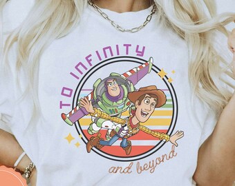 Funny Disney Toy Story Shirt, To Infinity And Beyond T-shirt, Buzz Lightyear Shirt, Sheriff Woody Tee, Disney Group MAtching Shirt