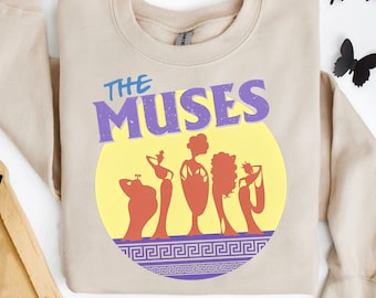 Chemise rétro Disney Hercules Diva The Muses, T-shirt unisexe de vacances Disneyland, T-shirt assorti pour la famille Wdw, cadeau de voyage de vacances en famille Disneyland