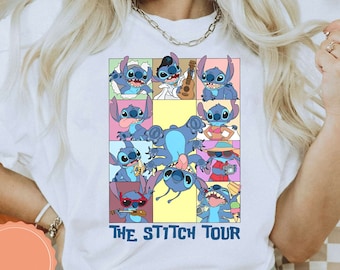 Funny Disney Lilo & Stitch Aloha Shirt, Cute The Stitch Tour T-shirt, Wdw Magic Kingdom Tee, Disneyworld Matching Holiday Trip Gift