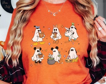 Mickey And Friends Ghost Costume Shirt, Disney Spooky Halloween Tshirt, Mickey's Not So Scary Party, Magic Kingdom, Halloween Disney Trip