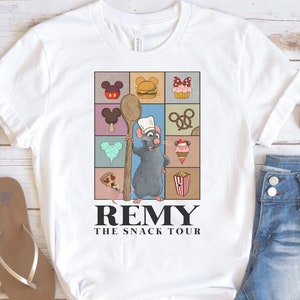 Vintage Remy Mouse The Snack Tour Shirt, Funny Ratatouille Anyone Can Cook T-shirt, Disneyworld Family Tee, Disneyland Family Vacation Trip