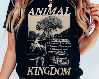 Vintage Disney Animal Kingdom Shirt, Animal Kingdom Tree Of Life T-shirt, Disney Safari Trip Tee, Disneyland Trip Family Outfits