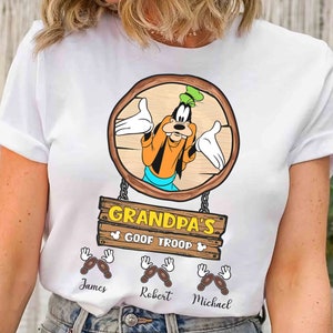 Benutzerdefinierte Disney Grandpa&#39;s Goof Troop Shirt, personalisiert Ein Doof Film-T-Shirt, Vatertagsgeschenkideen
