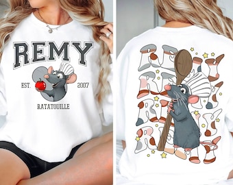 Disney 2-Sided Remy Ratatouille Vintage Shirt, Funny Remy Anyone Can Cook T-Shirt, Cute Mouse Chef Tee Retro, WDW Disneyland Boy Girl Trip
