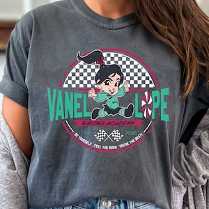Retro Vanellope Racing Academy Shirt, Funny Wreck It Ralph T-shirt, Vanellope Von Schweez, Disney Women&#39;S Tee, Disneyland Family Trip