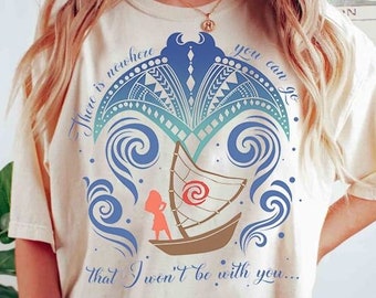 Retro Disney Moana Shirt, Moana Manta Ray Tribal Tshirt, Moana & Grandma Tala Tee, Disneyland Trip Family Holiday Outfits, WDW Magic Kingdom