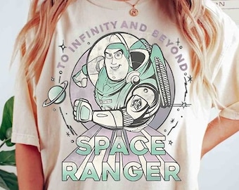 chemise vintage Disney Pixar Toy Story, T-shirt Buzz l'Éclair Space Ranger, t-shirt Wdw Magic Kingdom, cadeau voyage en famille Disney World Disneyland