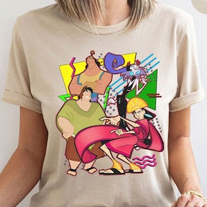 Retro 90S The Emperor&#39;S New Groove Shirt, Disney Yzma Kuzco Kronk T-shirt, Disneyland Family Matching Tee, WDW Magic Kingdom