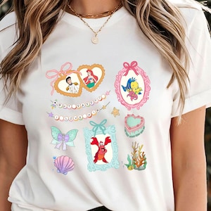 Vintage Coquette Disney The Little Mermaid Shirt, But Daddy I Love Him Tshirt, Disneyland Holiday Vacation 2025, Disney Birthday Girl Trip