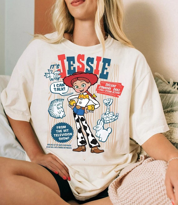 Retro Disney Pixar Toy Story Shirt, Funny Jessie Cowgirls Portrait