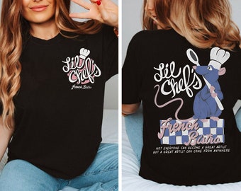 Vintage 2-Sided Disney Pixar Ratatouille Shirt, Anyone Can Cook Remy'S Ratatouille Adventure T-shirt, Disneyland Trip Family Holiday Tee