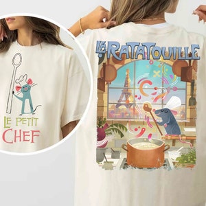 Retro 2-Sided Disney Pixar Ratatouille Shirt, Cute Remy Little Chef Cook T-shirt, Remy Ratatouille Adventure Tee, Disneyland Trip Matching