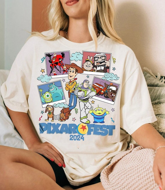 Retro Disney Pixar Fest 2025 Shirt, Toy Story Cars Monster Inc T