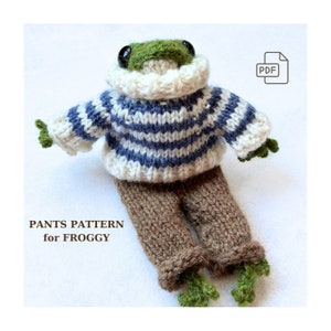 PANTS PATTERN for FROG - Knitting Pattern