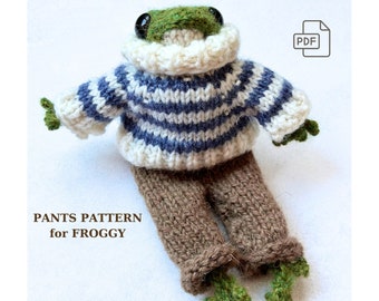 PANTS PATTERN for FROG - Knitting Pattern