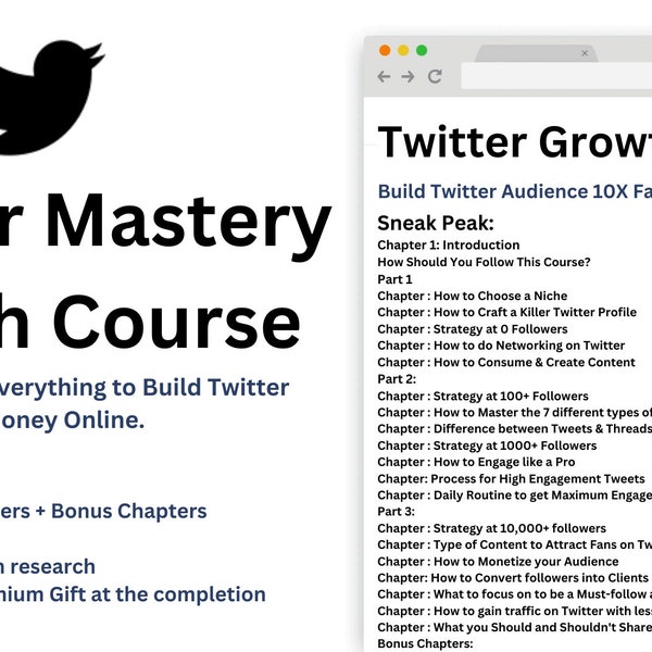Twitter Growth Course