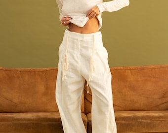 LINEN TROUSERS