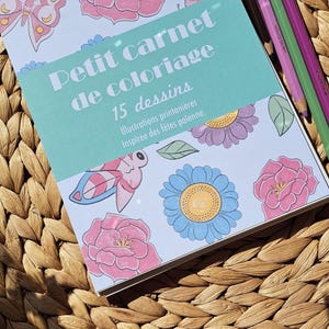 Carnet de coloriages printemps