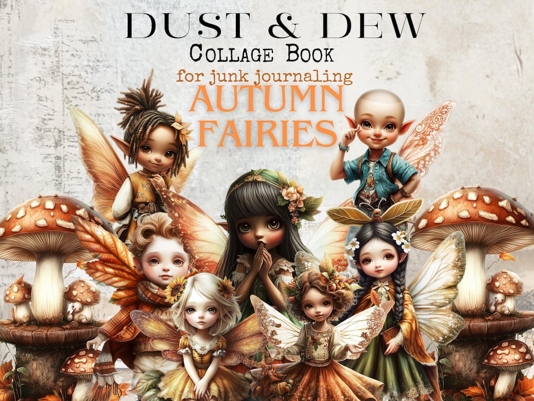 Ephemera Autumn Whimsical Fairies Bundle Fall Wonderland Pixie World ...