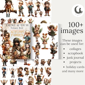 Ephemera Autumn Whimsical Fairies Bundle Fall Wonderland Pixie World ...
