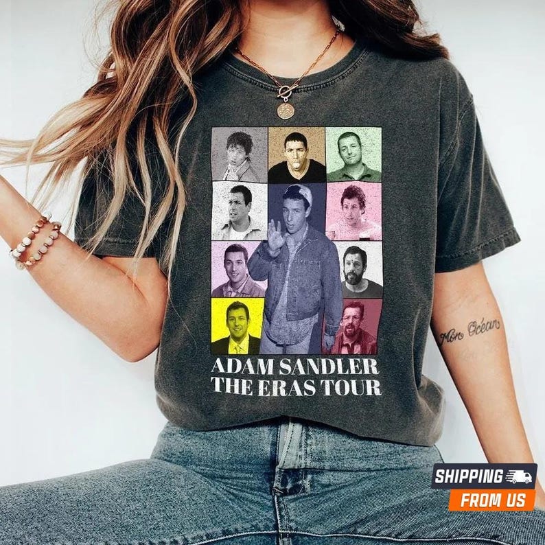 Comfort Colors Adam Sandler Eras Tour Tshirt, in My Adam Sandler Era