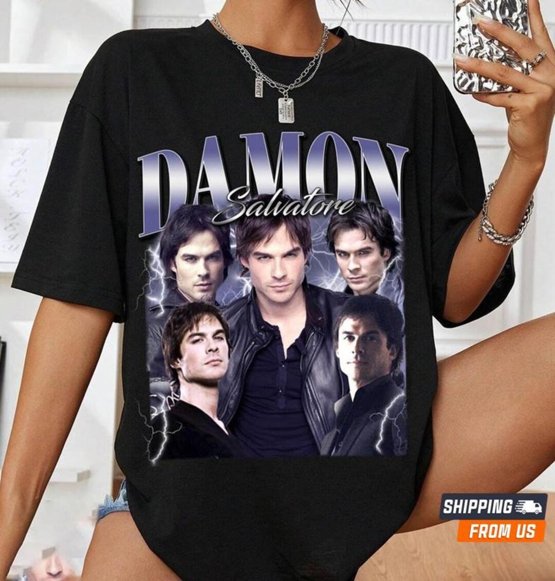 Retro Damon Salvatore Shirt, Damon Salvatore Sweatshirt, Damon