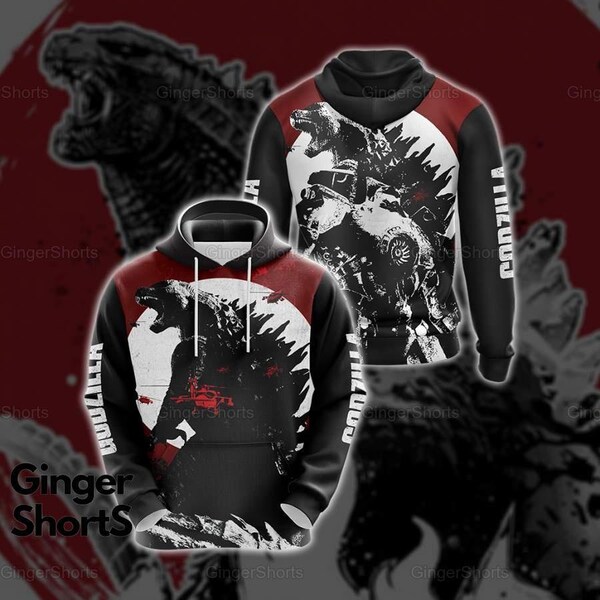 Godzilla Hoodie, Godzilla 3D Hoodie, Godzilla Aesthetic Hoodie, Godzilla Adult Hoodie, Godzilla Trendy Hoodie, Godzilla Merch