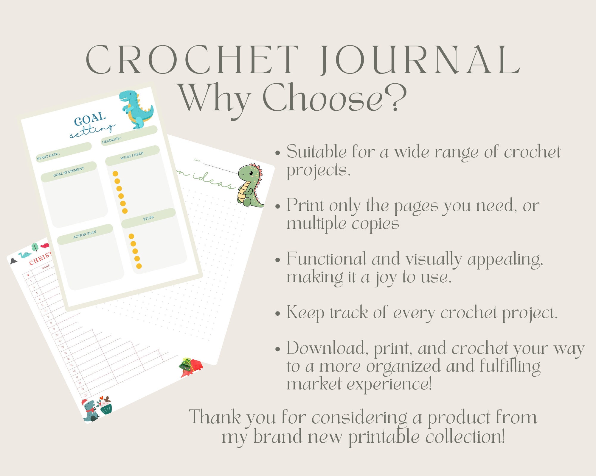 Printable Crochet Project Planner Crochet Journal Crochet Planner printable-crochet-project-planner-crochet-journal-crochet-planner