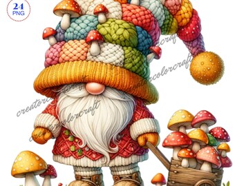 Pilz Zwerg Clipart, Sublimations Designs, Cranberry Zwerg png, Zwerg Sublimation, Natur Zwerg Clip Art, Junk Journal, Obst Zwerg, Kinder
