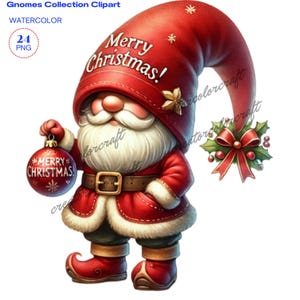 Gnomo navideño clipart, gnomo navideño png, arte infantil, descarga digital, creación de tarjetas, gnomo lindo, manualidad de papel digital, gnomo de invierno clipart