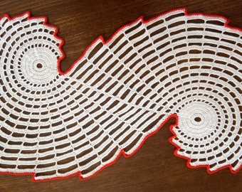 "Infinity" doily, 100% cotton, handmade, crocheted