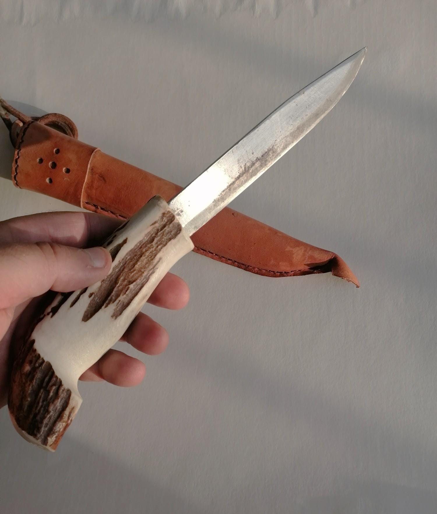 Couteau Finlandais Puukko Fait Main - Acier CPM20CV - Neuf - Camping Chasse