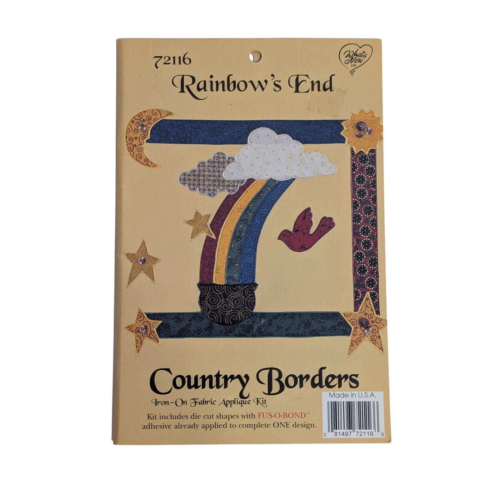 ?様オーダー Rainbow's End Die Cut Applique Kit by Country Borders - Etsy