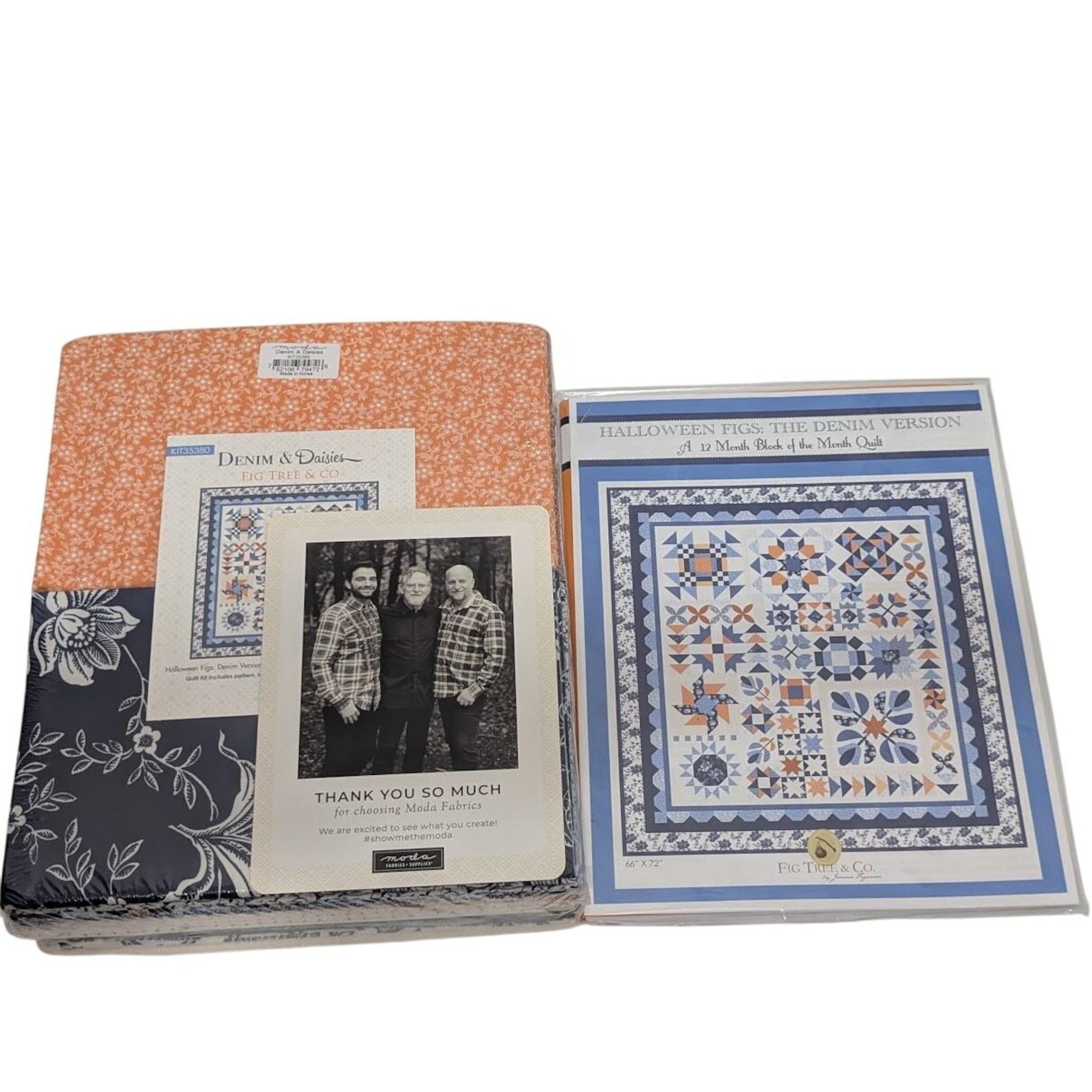 Denim and Daisies Quilt Kit by Fig Tree Co for Moda - Etsy