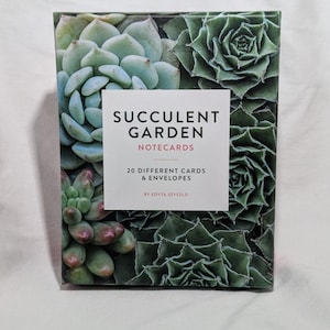 Cartes de correspondance Jardin succulentes par Edyta Szyszka