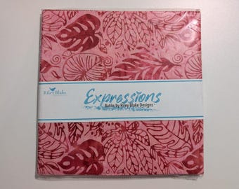 Expressions Batiks Layer Cake by Riley Blake Designs 10 inch Tiles