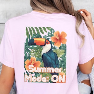 Comfort Colors Toucan T-Shirt: Vintage Summer Nature Tee