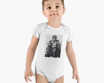 Kobe Bryant Faded Unisex Onesie® Body orgánico para bebés, Amantes de Kobe, Regalo de Mamba para padres