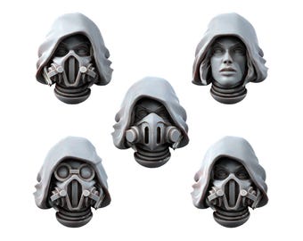 Emperor Sisters Hoods Heads Set (5u)