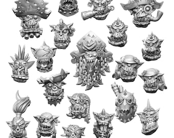 Ork Boy Heads (20U)
