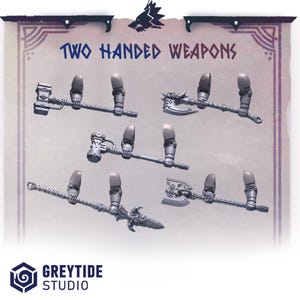 Primal Hounds Two Handed Weapons Set (5U)