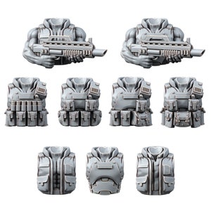 Spacenam Infantry Torsos Set V-01 (9U)