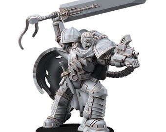Imperial Caelum Angry Commander With Big Sword