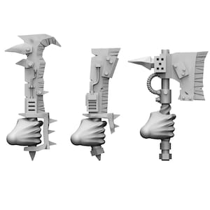 Manos de orco con mochila propulsora Ladz Choppas (derecha)