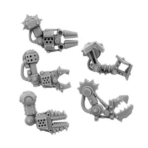 Ork Cyborg Conversion Bits Bionic Fist Arm (5U) (Right)