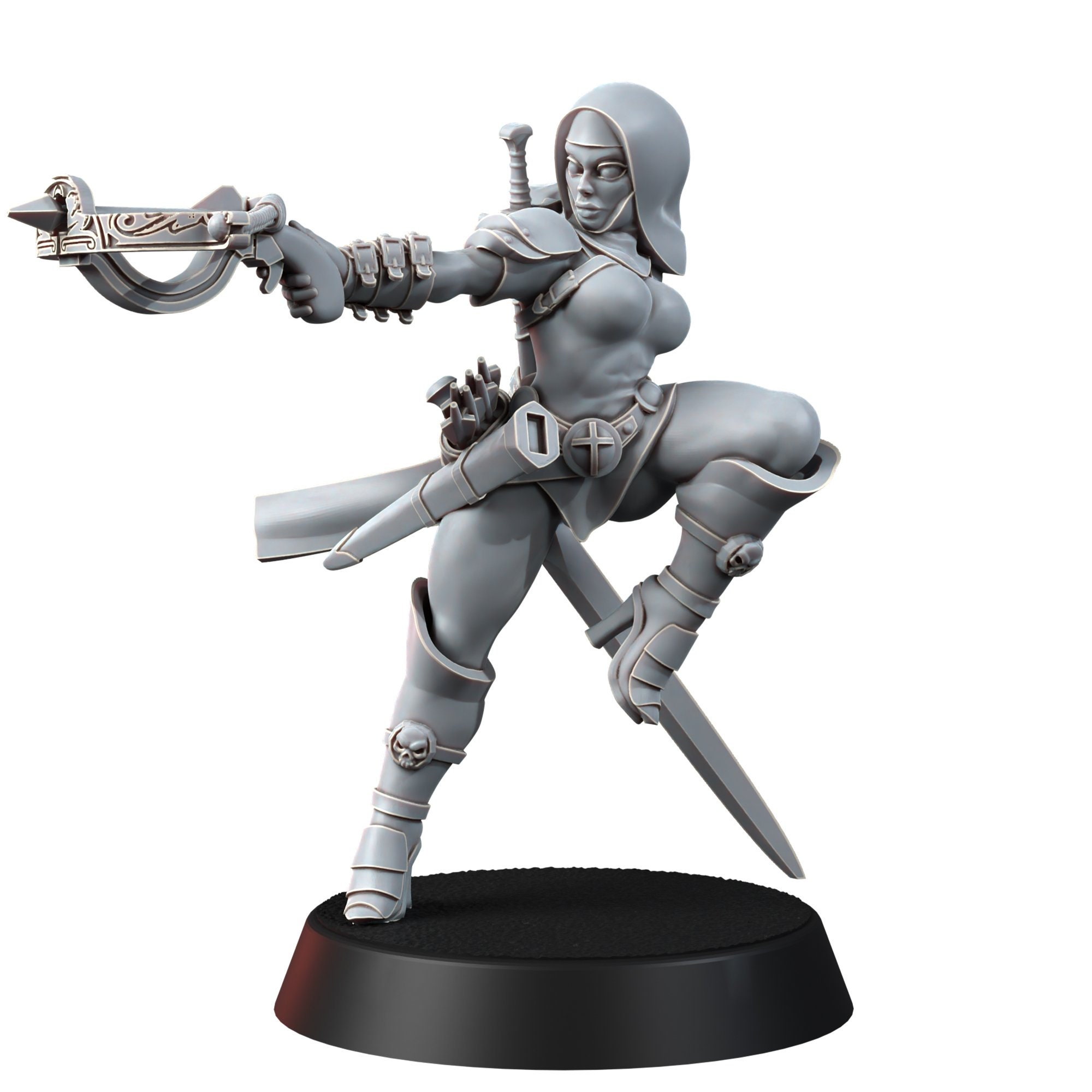 Emperor Sisters Battle Nun Sword And Crossbow