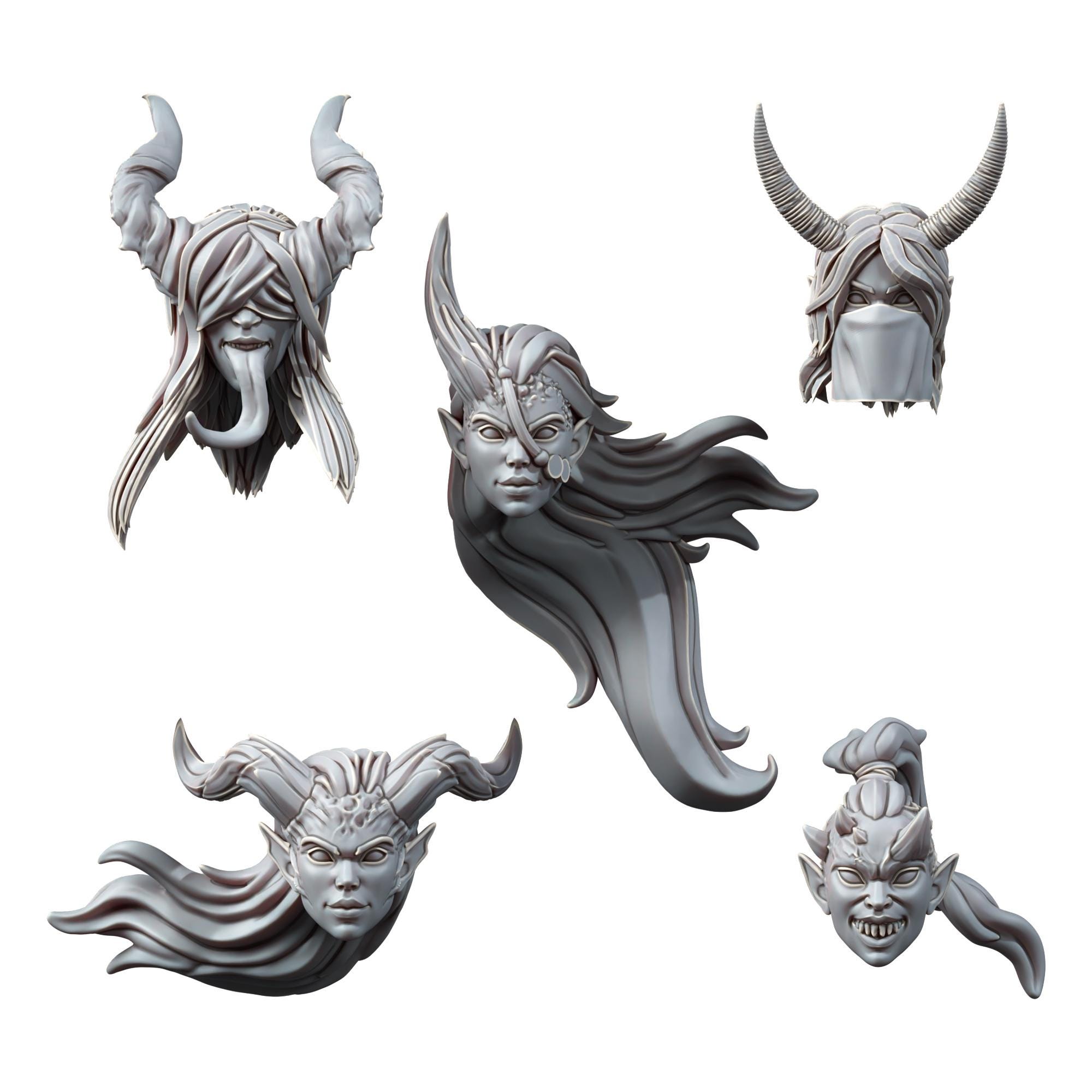 Chaos Of Excess Succubus Reborn Head Set