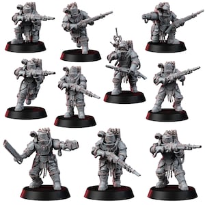 Solar Guard Infantry Squad With Lasguns