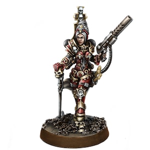 Imperial Female Inquisitor With Flamer